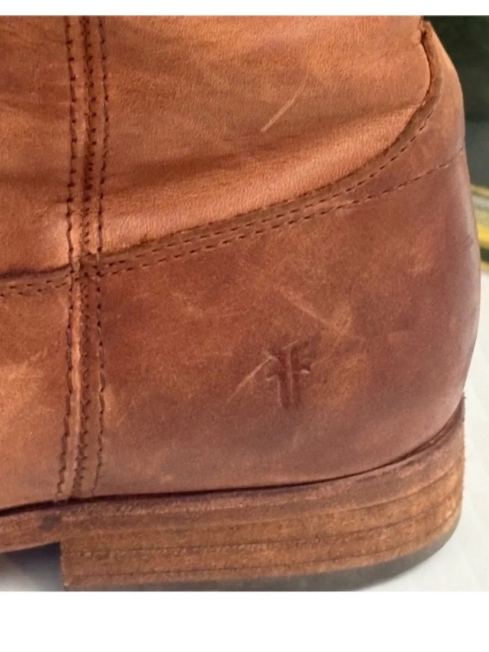 Frye Melissa Button Brown Suede Tall Riding Boots Size 7B